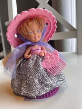 Vintage 90s Tonka cupcake doll sugar and shine complete purple toy